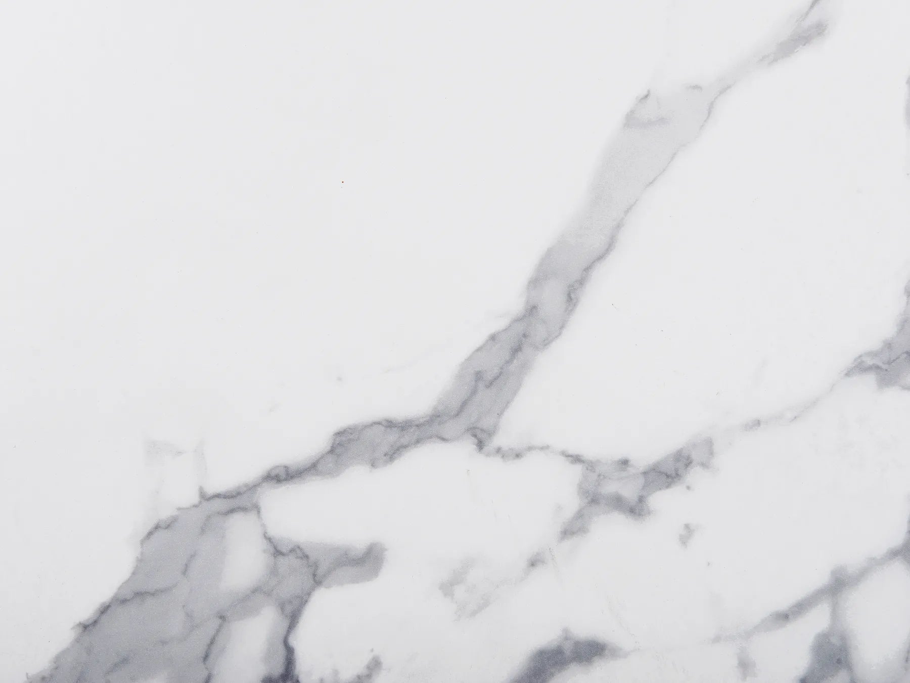 Dining Table SANTIAGO White Marble 120 cm 80 cm