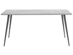 Dining Table SANTIAGO Grey Concrete Effect 160 cm 80 cm