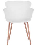 Set of 2 Dining Chairs SUMKLEY White