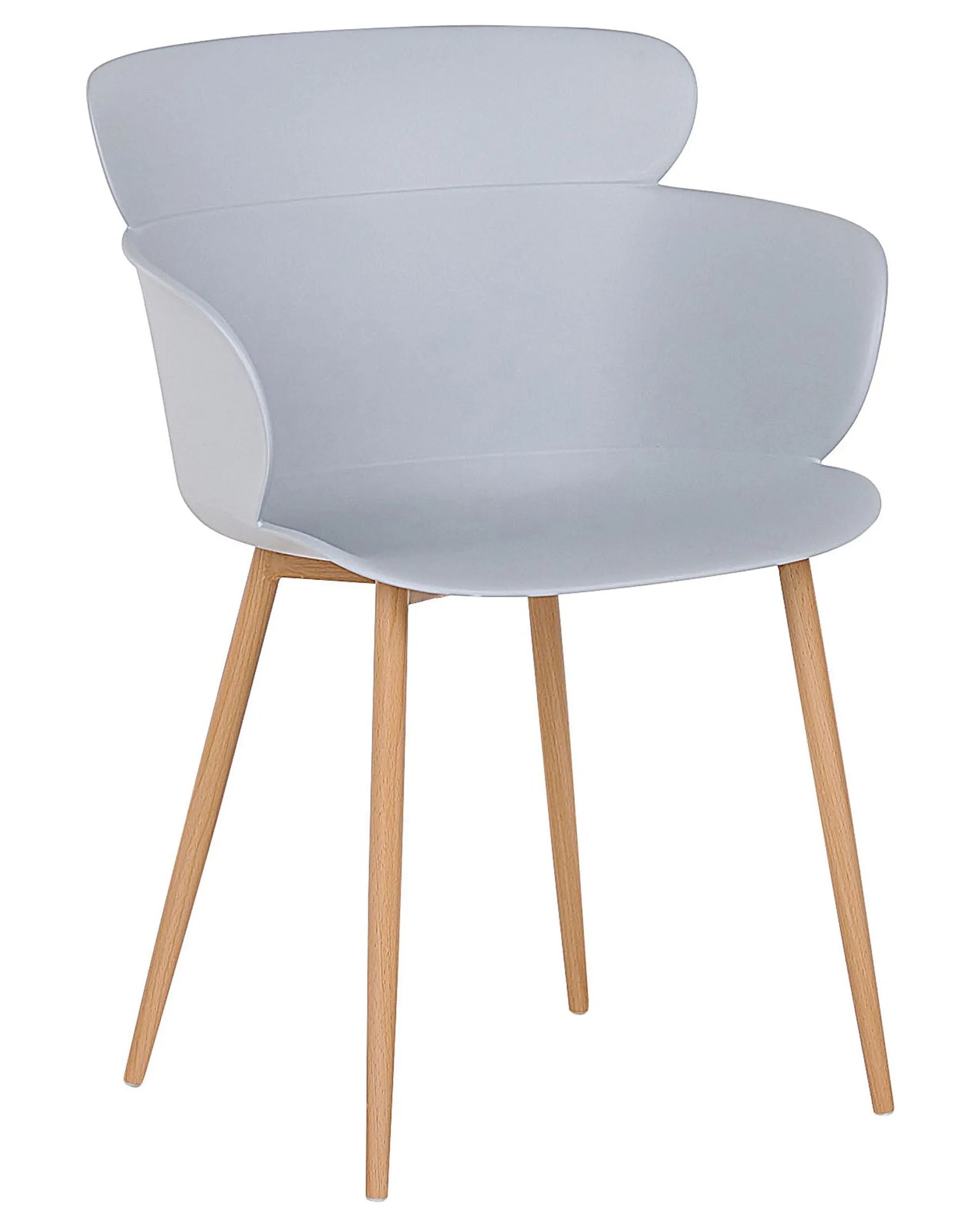 Set of 2 Dining Chairs SUMKLEY Light Grey