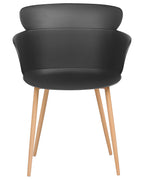Set of 2 Dining Chairs SUMKLEY Black