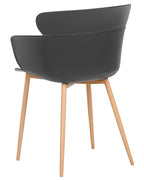Set of 2 Dining Chairs SUMKLEY Black