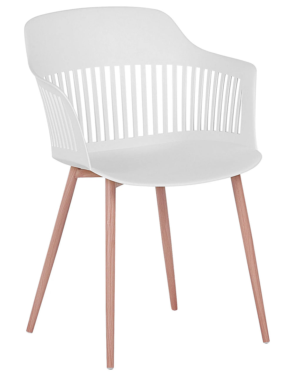 Set of 2 Dining Chairs BERECA White