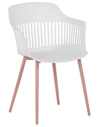 Set of 2 Dining Chairs BERECA White