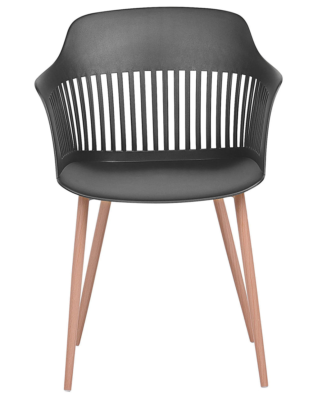Set of 2 Dining Chairs BERECA Black