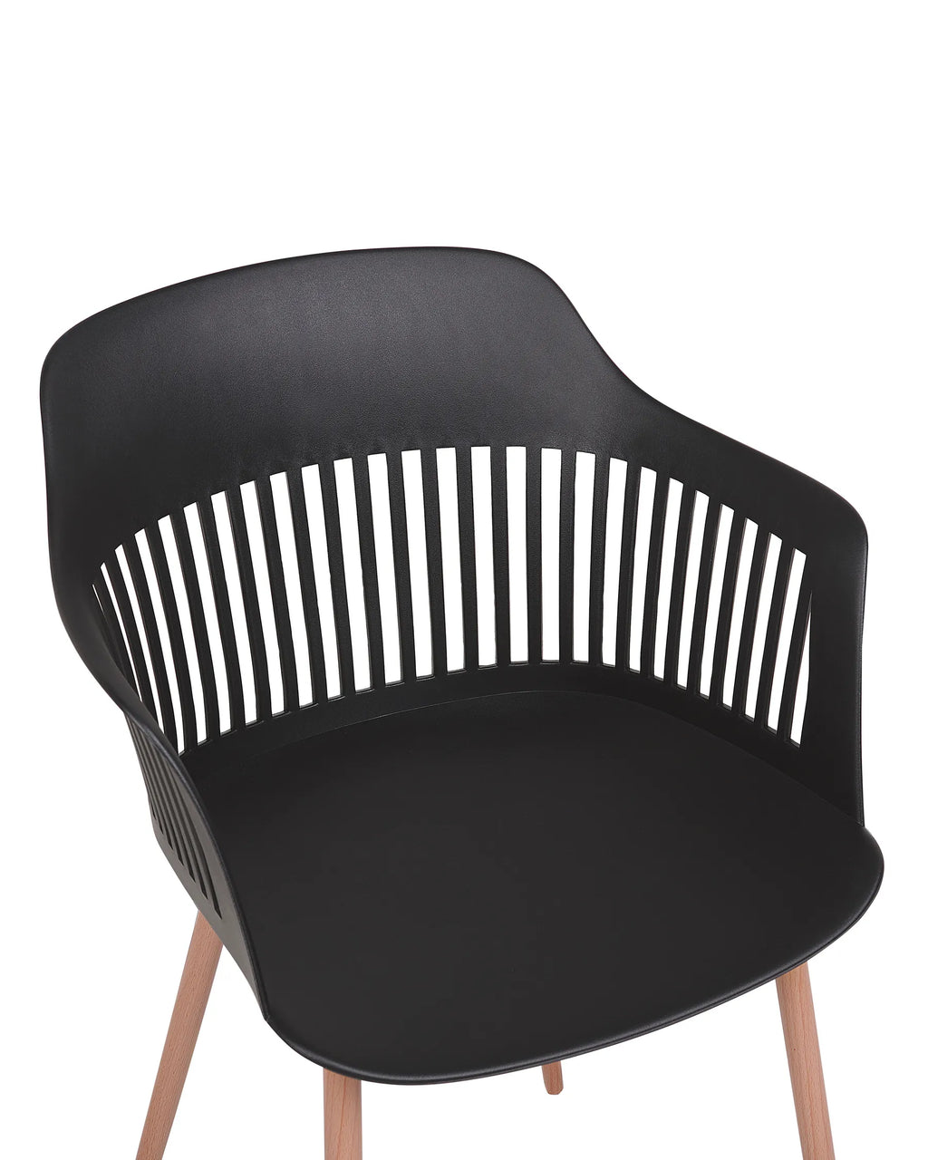 Set of 2 Dining Chairs BERECA Black