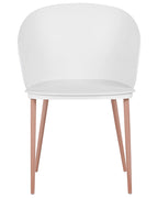 Set of 2 Dining Chairs BLAYKEE White