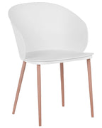 Set of 2 Dining Chairs BLAYKEE White