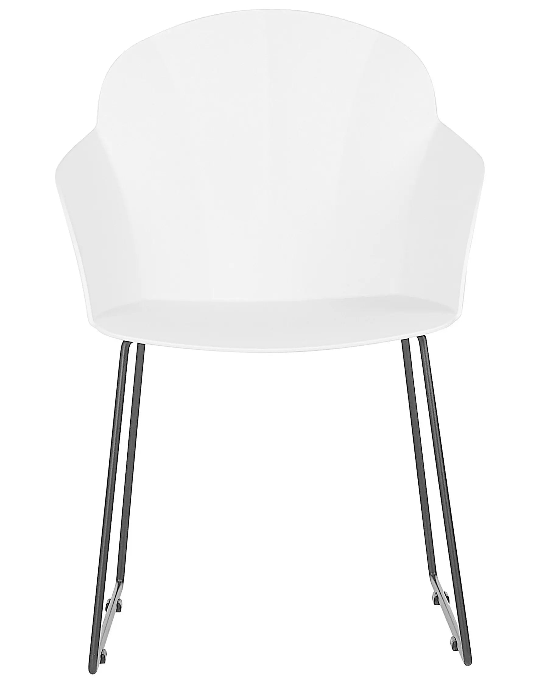 Set of 2 Dining Chairs SYLVA White