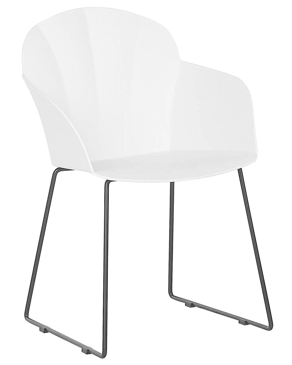 Set of 2 Dining Chairs SYLVA White