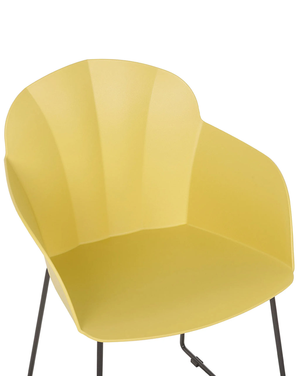 Set of 2 Dining Chairs SYLVA Yellow