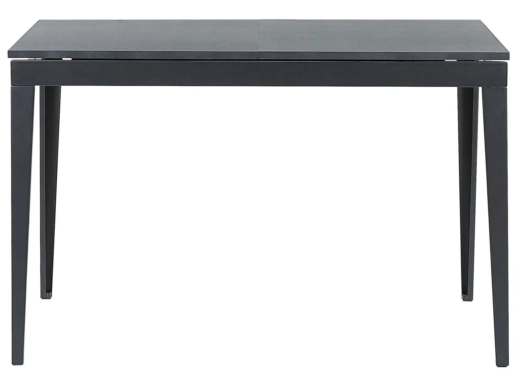 Extending Dining Table NORLEY Black 120/160 cm 80 cm