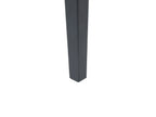 Extending Dining Table NORLEY Black 120/160 cm 80 cm