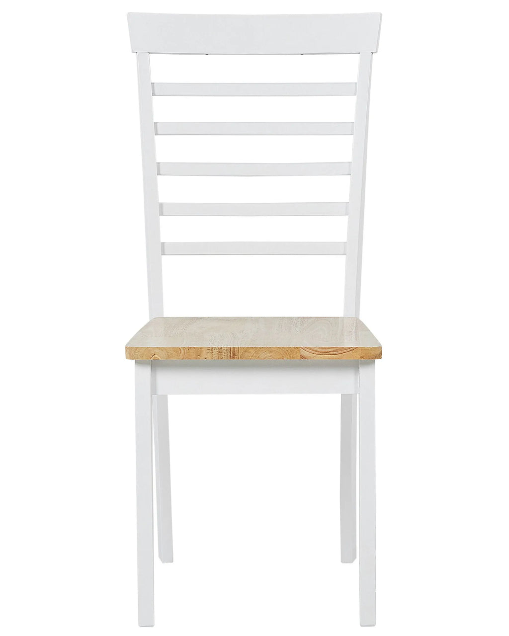 Set of 2 Dining Chairs BATTERSBY Wood White