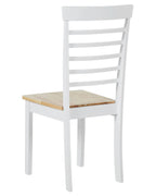 Set of 2 Dining Chairs BATTERSBY Wood White