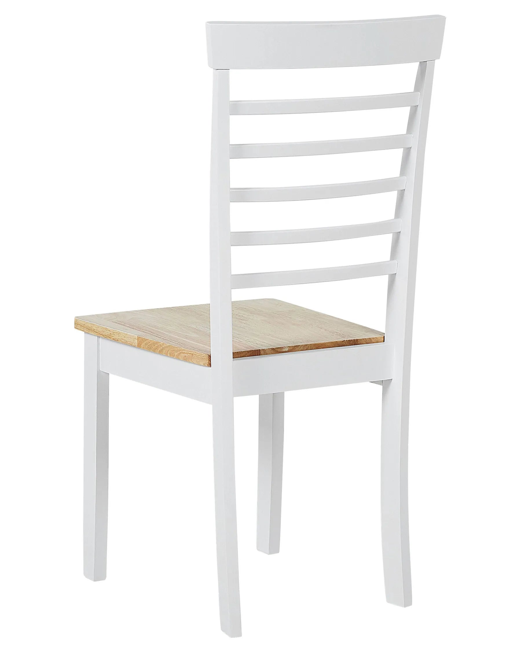 Set of 2 Dining Chairs BATTERSBY Wood White