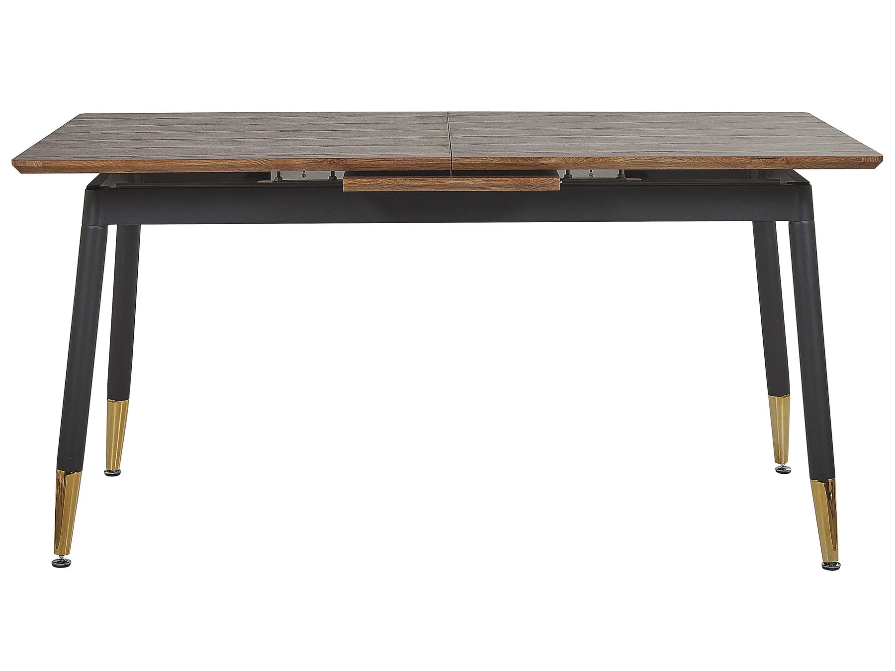 Extending Dining Table CALIFORNIA Dark Brown 160/200 cm 90 cm