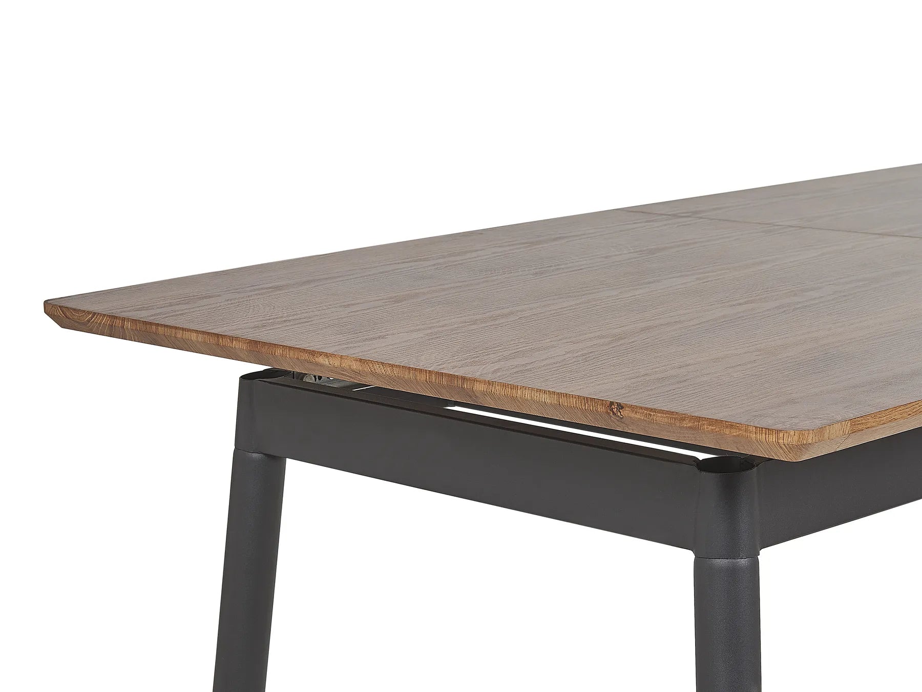 Extending Dining Table CALIFORNIA Dark Brown 160/200 cm 90 cm