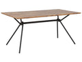 Dining Table AMSTERDAM Dark Brown 160 cm 90 cm