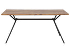 Dining Table AMSTERDAM Dark Brown 160 cm 90 cm
