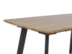 Extending Dining Table SALVADOR Dark Brown 160/200 cm 90 cm