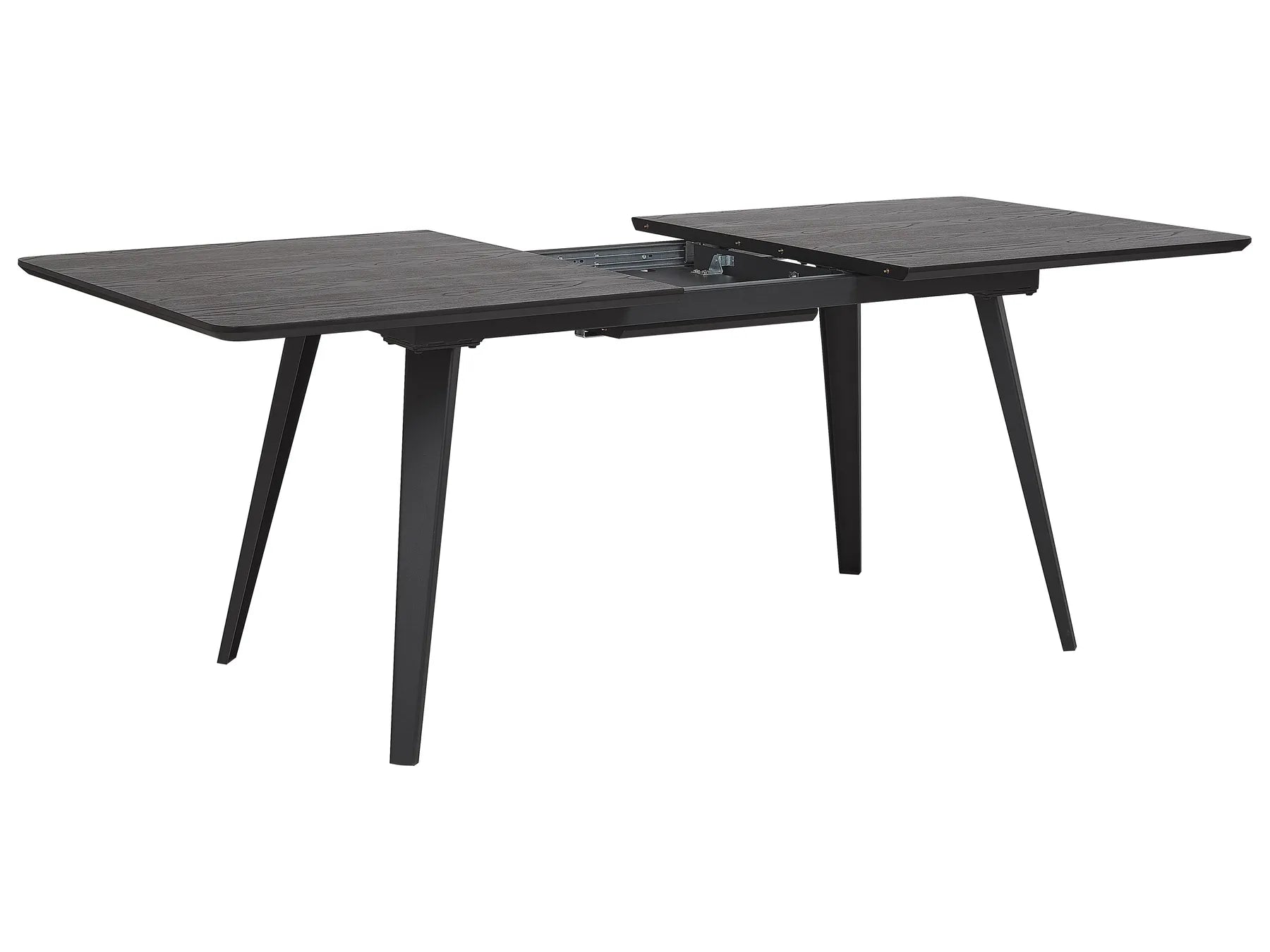 Extending Dining Table IRVINGTON Black 160/200 cm 90 cm