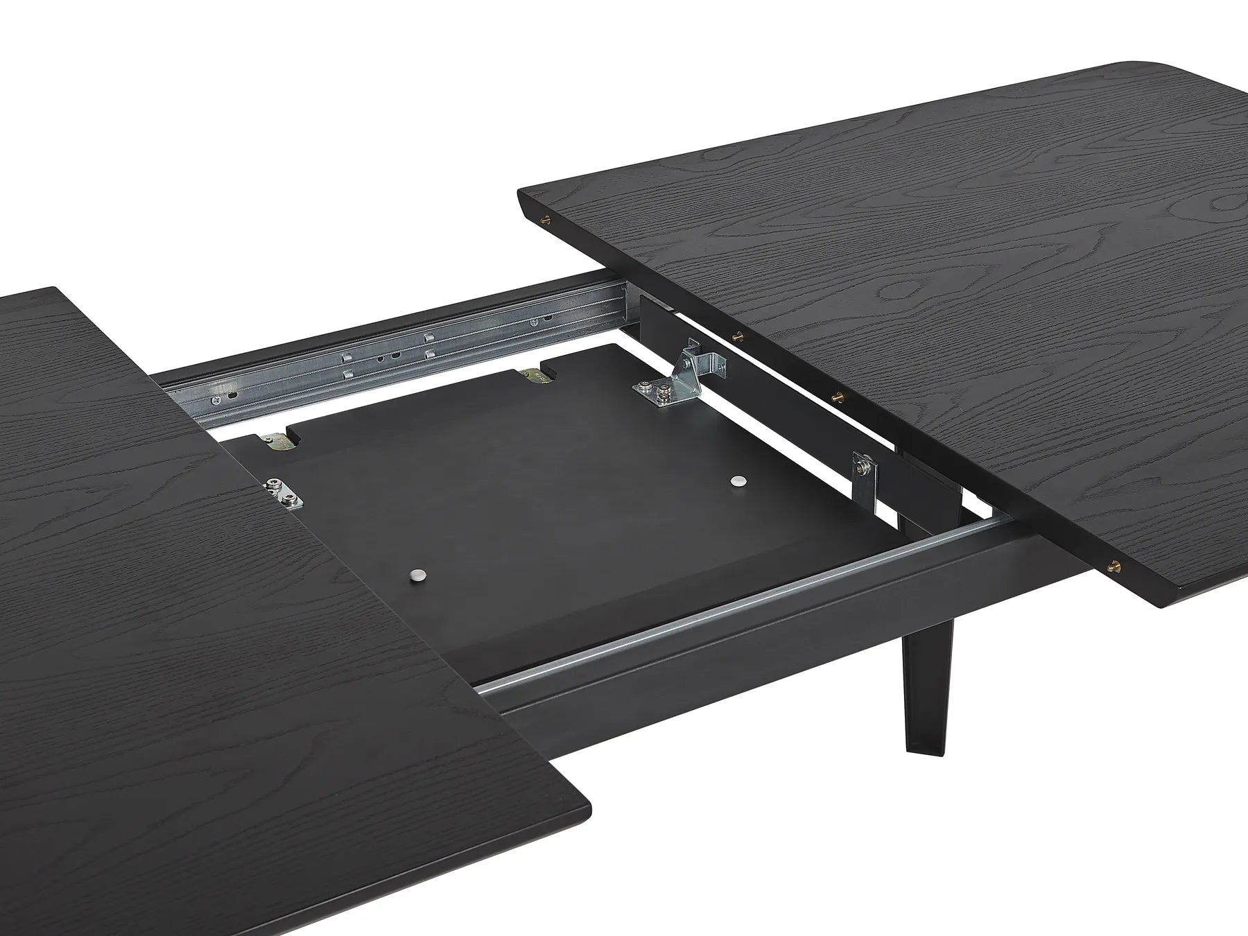 Extending Dining Table IRVINGTON Black 160/200 cm 90 cm