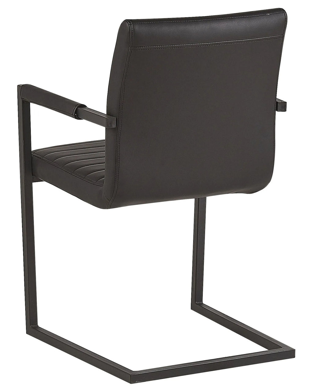 Set of 2 Conference Chairs BUFORD Faux Leather Black