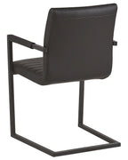 Set of 2 Conference Chairs BUFORD Faux Leather Black