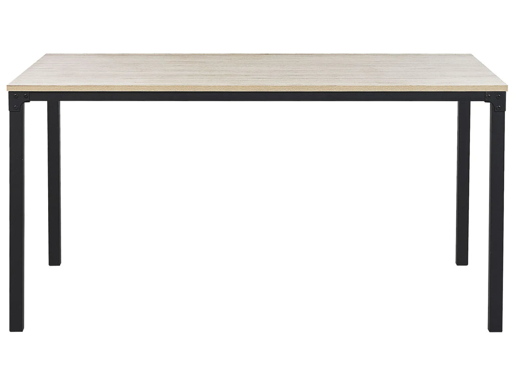 Dining Table HOCKLEY Light Brown 150 cm 90 cm