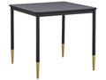 Dining Table SHALFORD Black 80 cm 80 cm