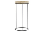 Set of 3 Side Tables TEXON Black