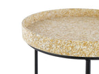Set of 3 Side Tables TEXON Black