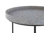 Set of 3 Side Tables TEXON Black