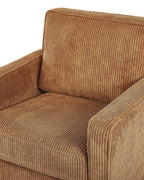 Armchair VIND Corduroy Light Brown