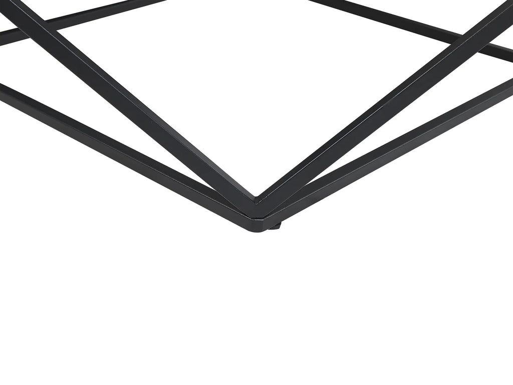 Side Table MALIBU Marble/ Black
