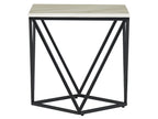 Side Table MALIBU Marble/ Black