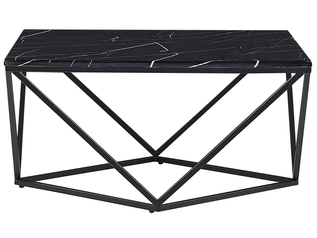 Coffee Table MALIBU Black Marble