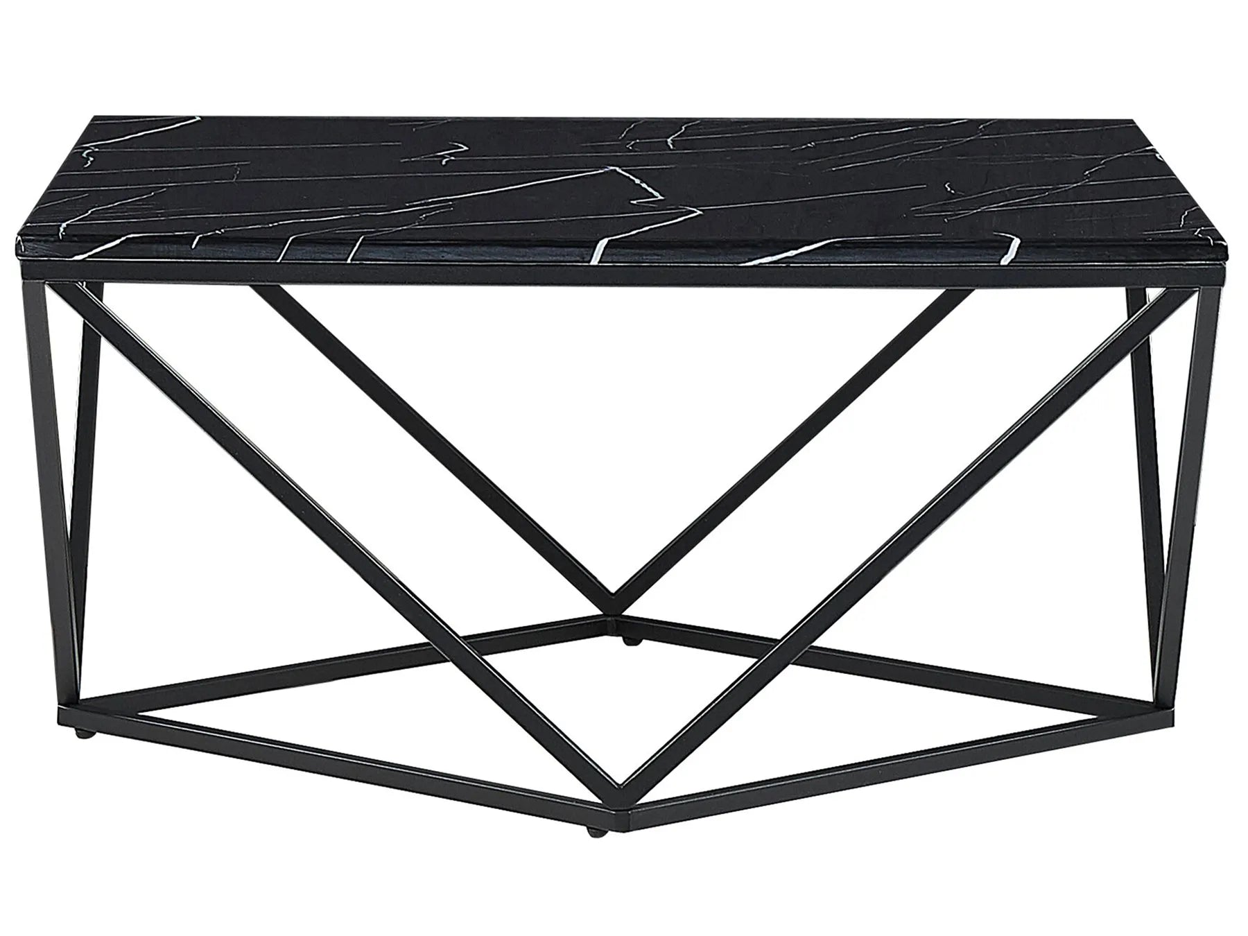 Coffee Table MALIBU Black Marble