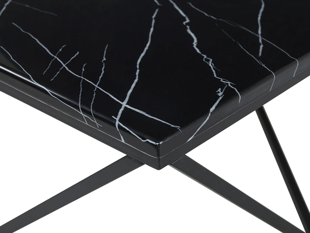 Coffee Table MALIBU Black Marble