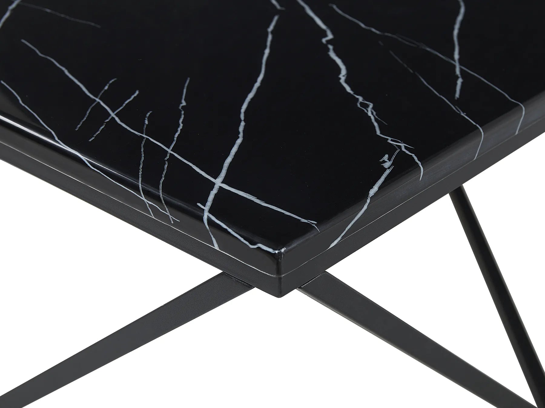 Coffee Table MALIBU Black Marble