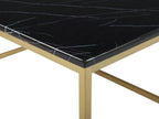 Coffee Table DELANO Black/ Gold