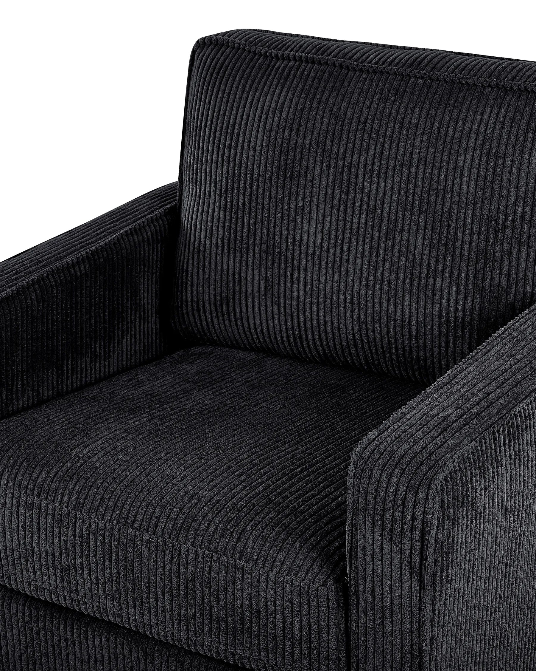 Armchair VIND Corduroy Black