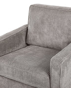Armchair VIND Corduroy Light Grey