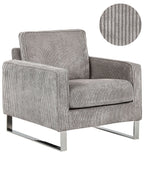 Armchair VIND Corduroy Light Grey