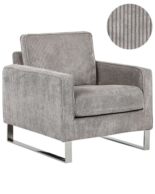 Armchair VIND Corduroy Light Grey