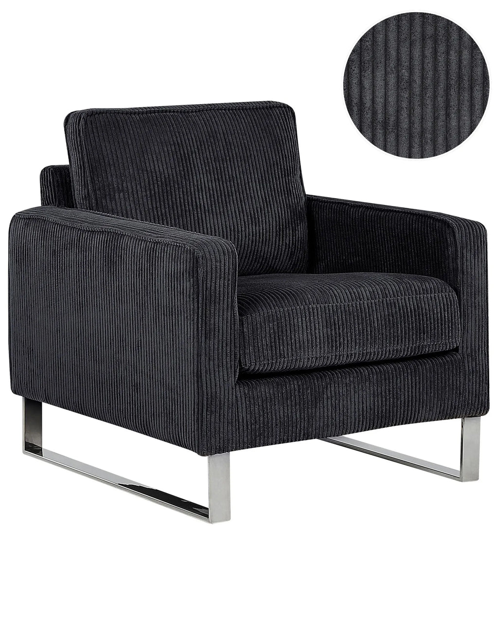 Armchair VIND Corduroy Black