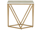 Side Table MALIBU Beige Marble