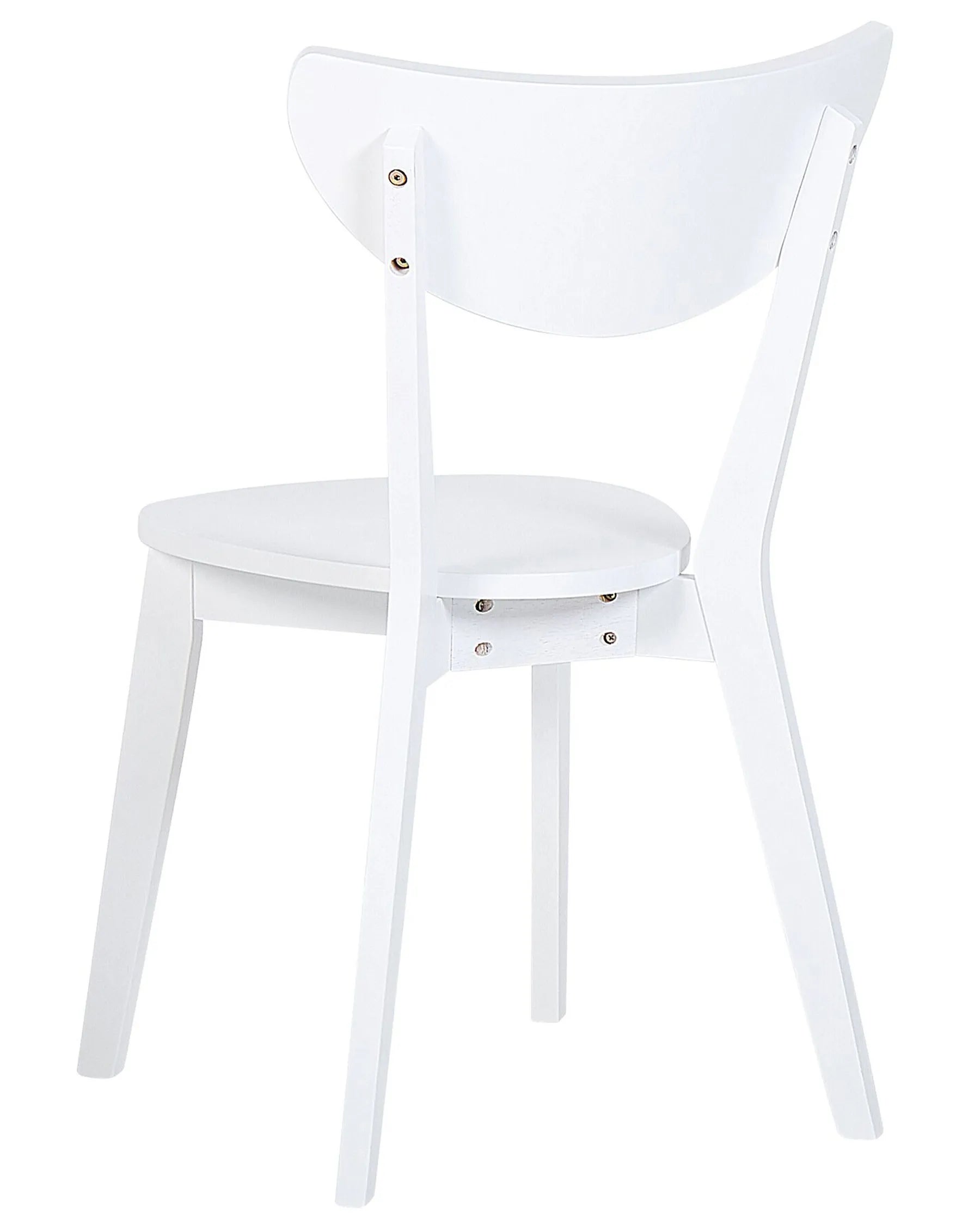 Set of 2 Dining Chairs ROXBY White
