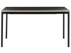 Extending Dining Table AVIS Black 140/190 cm 90 cm